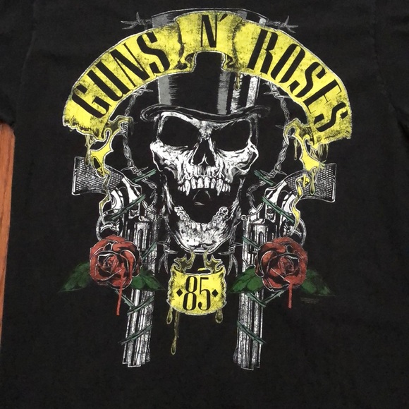 Guns N’ Roses T Shirt XL 2012 Black One Sided Band Tee - Picture 2 of 7